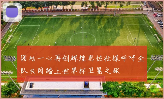 团结一心再创辉煌恩佐社媒呼吁全队共同踏上世界杯卫冕之旅